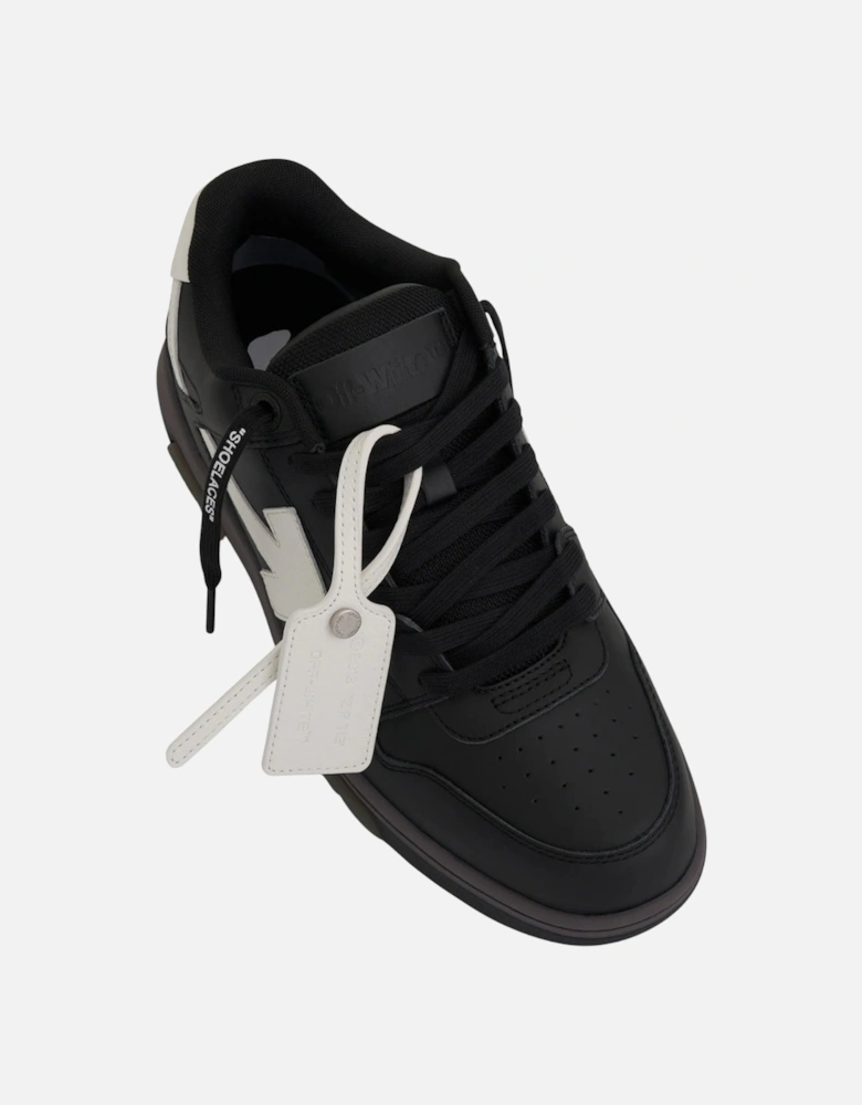 Out Of Office Black Calf Leather Sneakers