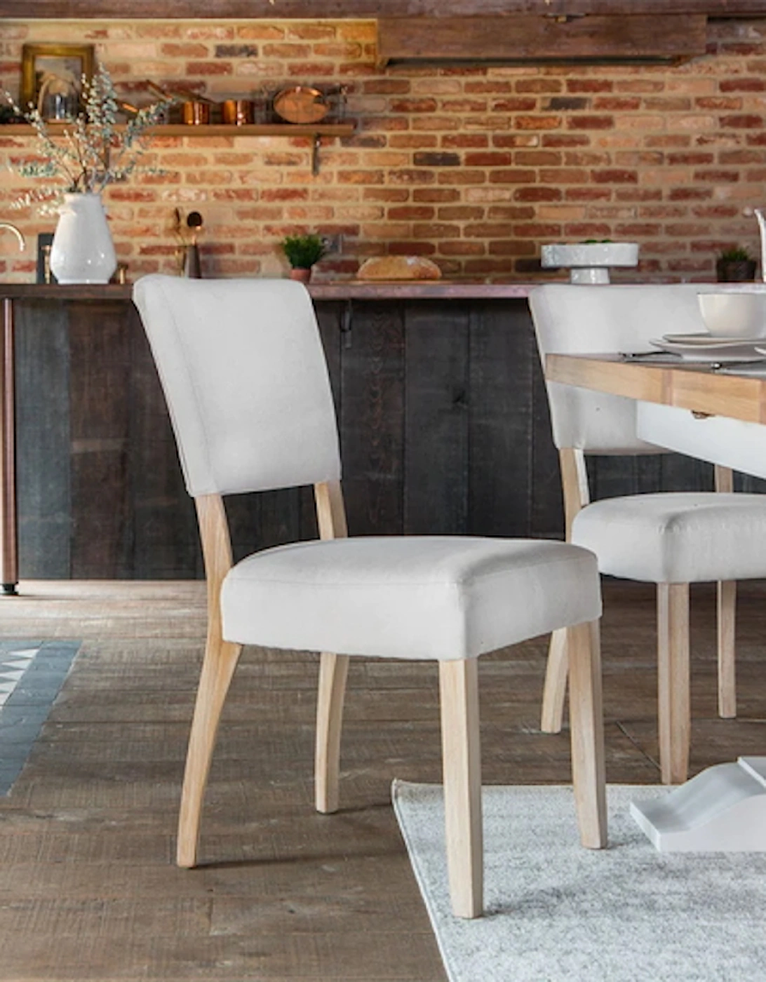 Carlyon Fabric Dining Chair Natural