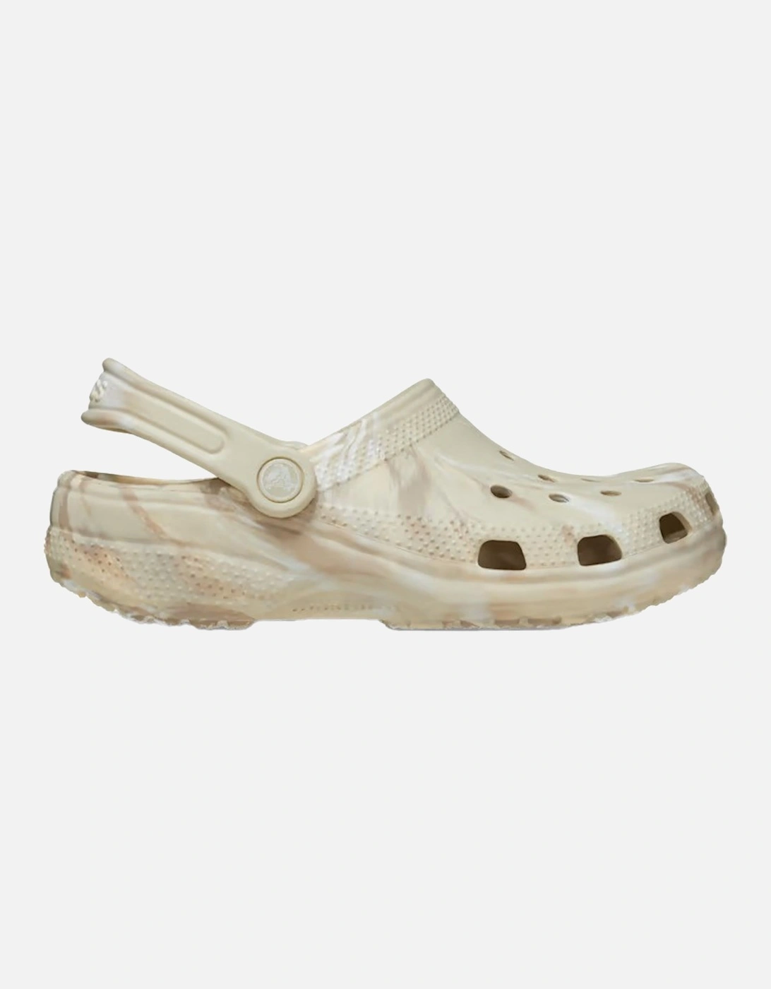 Womens Marble Clog Sandals (Bone)