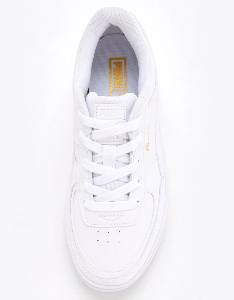 Womens Cali Dream Leather Trainers - White