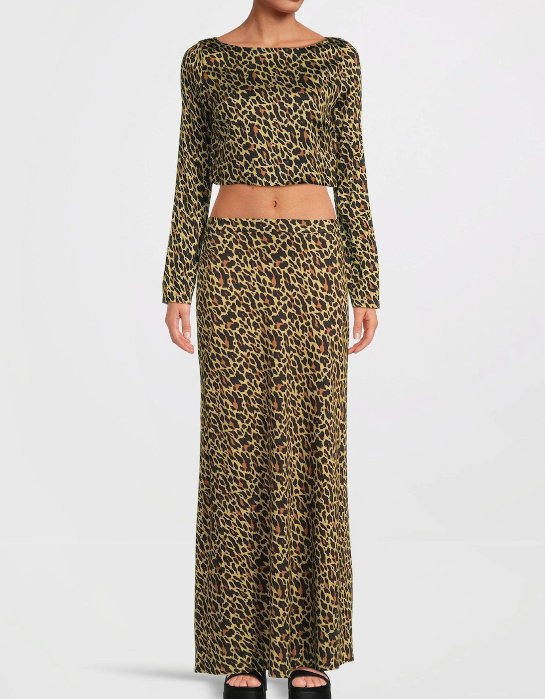 Bernie Maxi Leopard Skirt