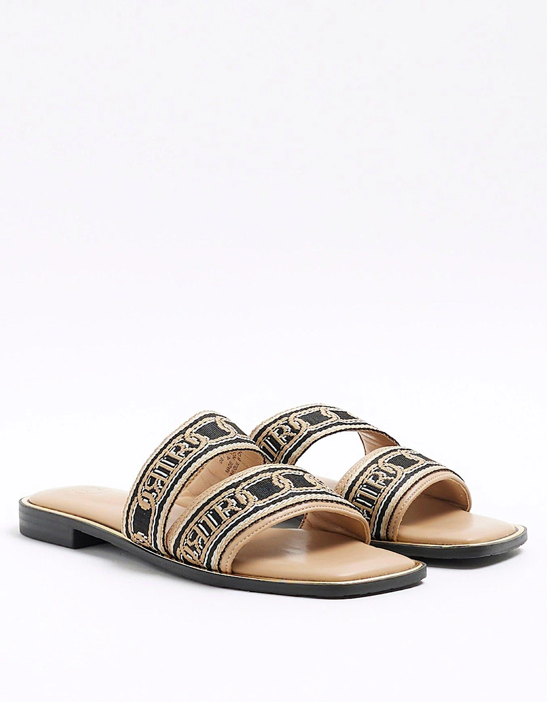 Double Band Mule Sandal - Pink