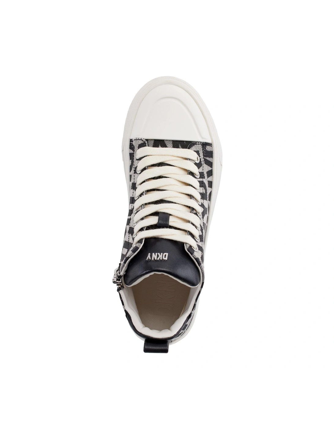 Yaser - Lace Up Mid Sneaker - Black/white,chi - Chino