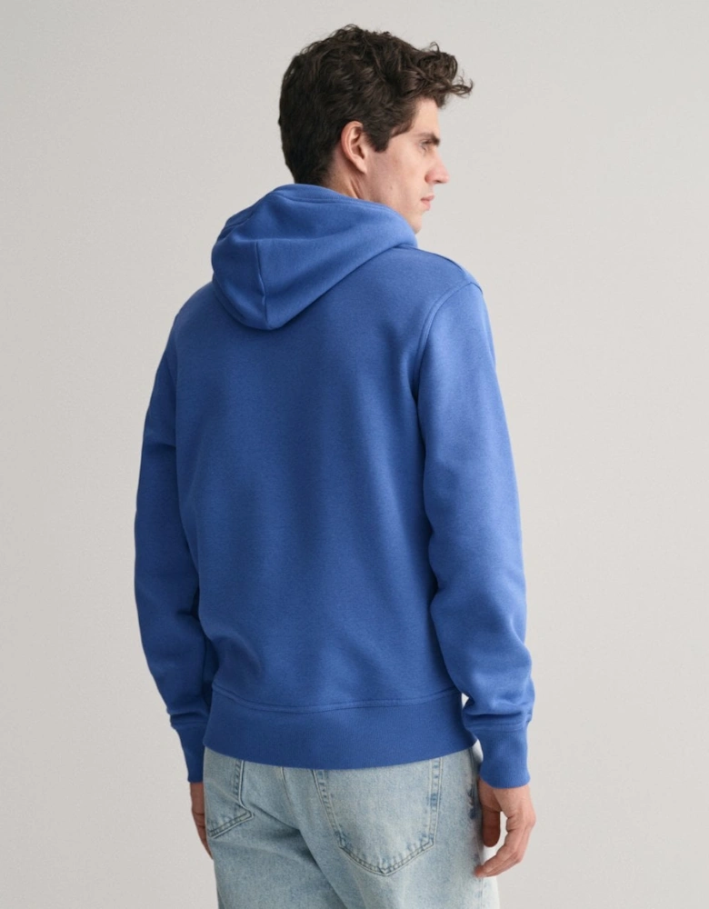 Mens Regular Fit Archive Shield Pullover Hoodie