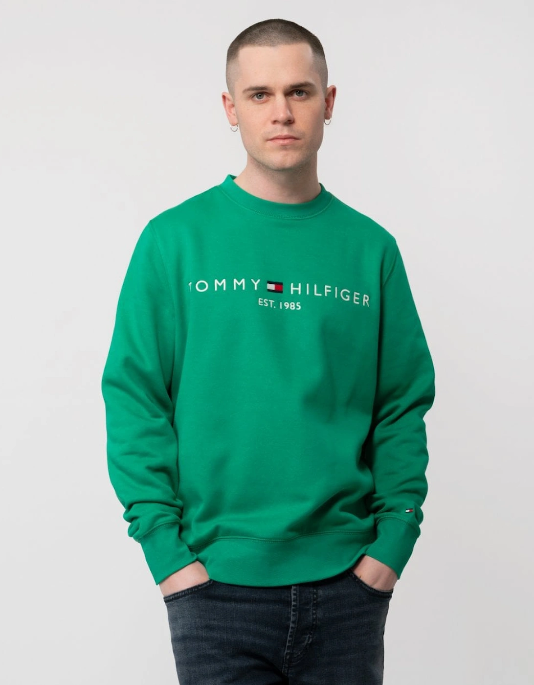 Tommy Logo Mens Sweatshirt, 5 of 4