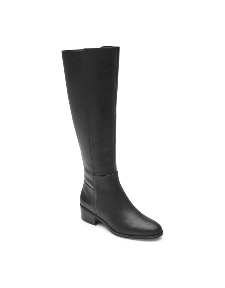Evalyn Extra Wide Knee Boot - Black