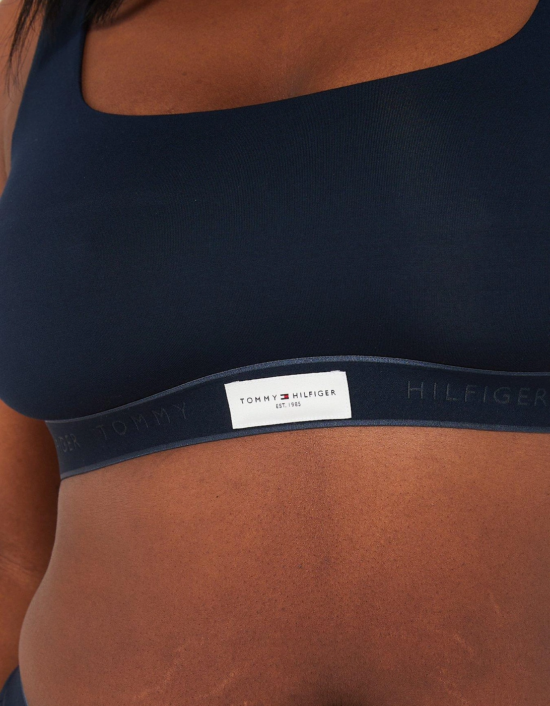 Established Unlined Bralette - Navy