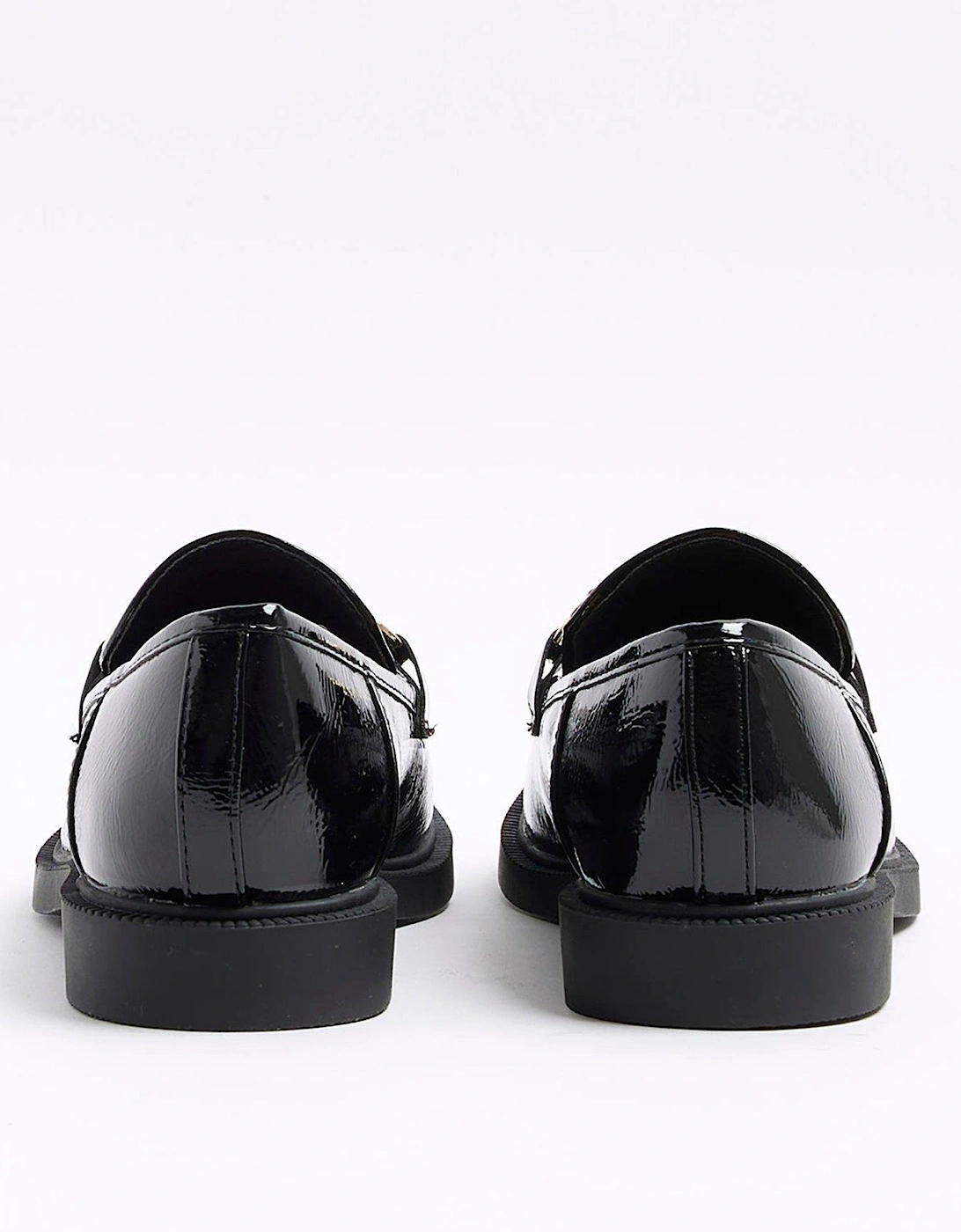Flat Snaffle Loafer - Black