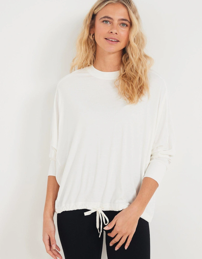 Drawcord Slouchy Sweat