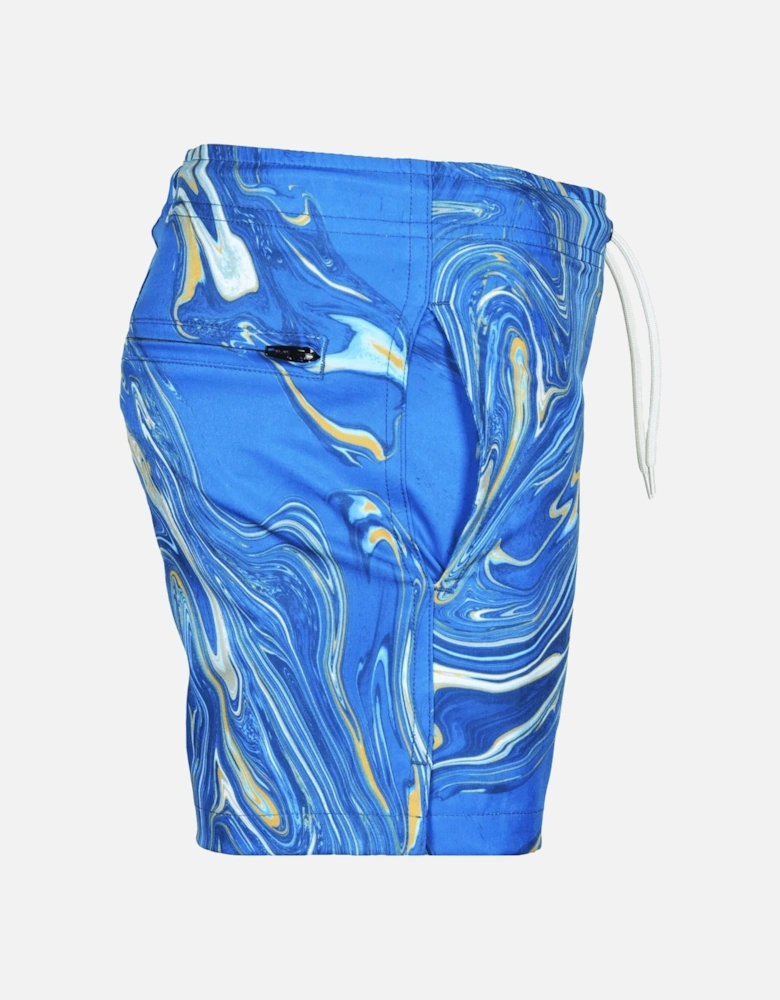 Boys Oil Blue Swimming Shorts