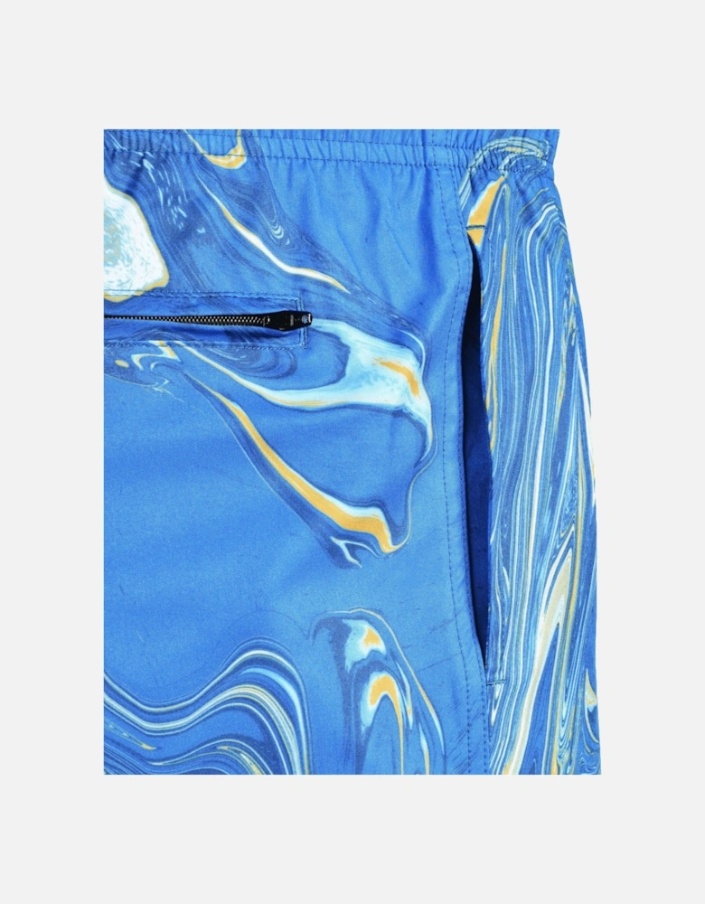 Boys Oil Blue Swimming Shorts