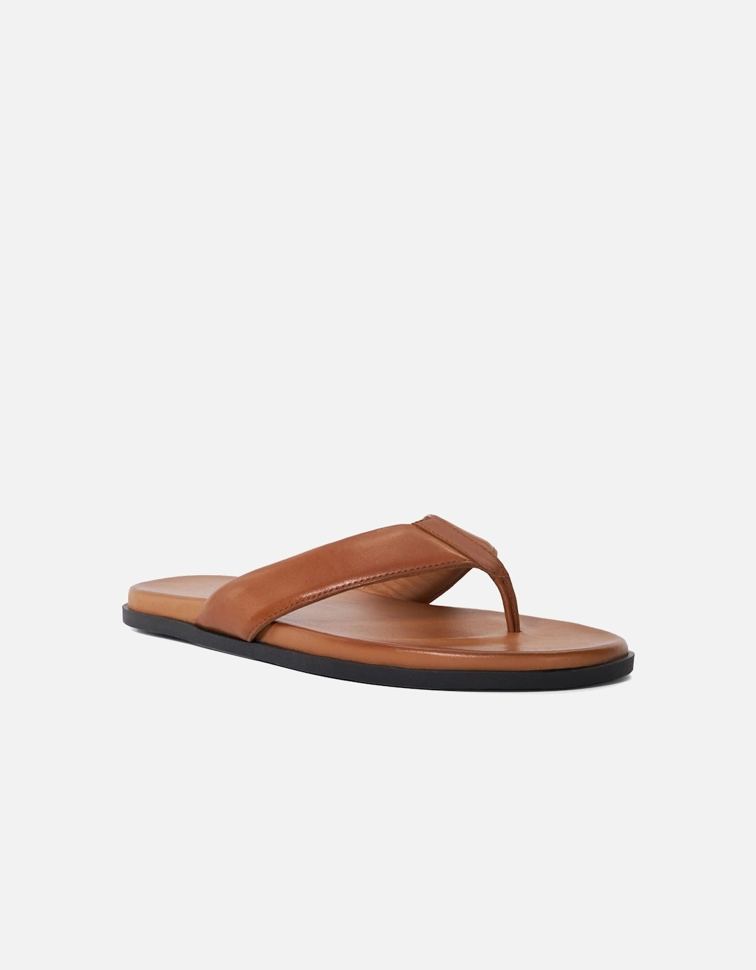 Mens Inspires - Leather Toe-Post Sandals, 6 of 5