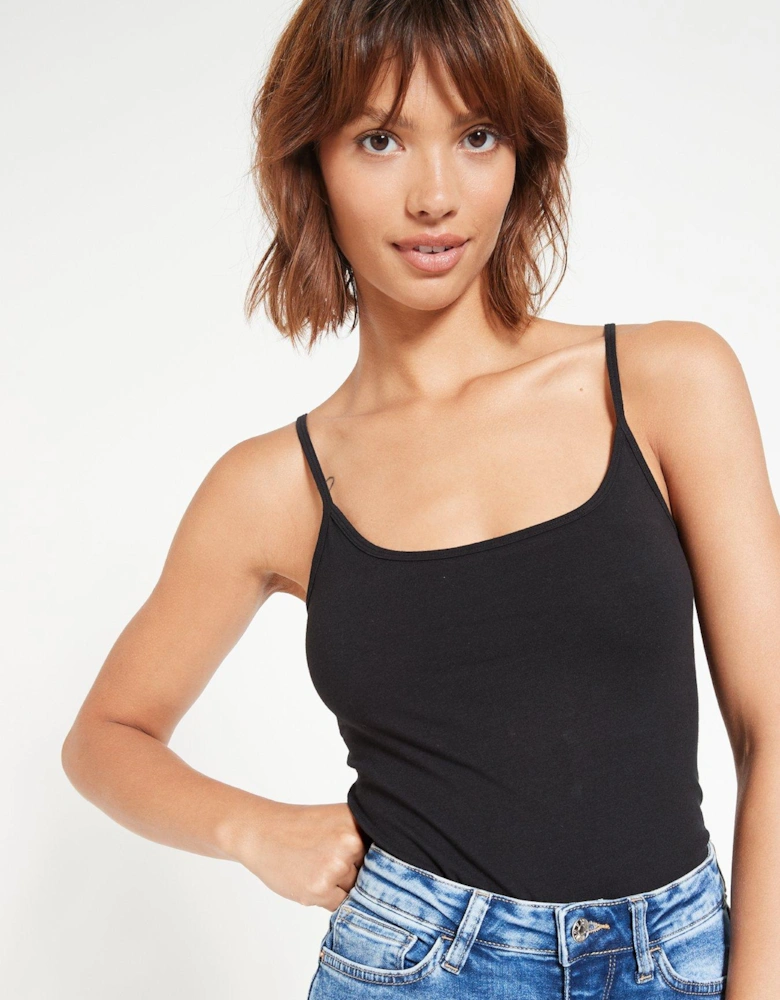 The Essential 3 Pack Cami Top - Black, White, Nude