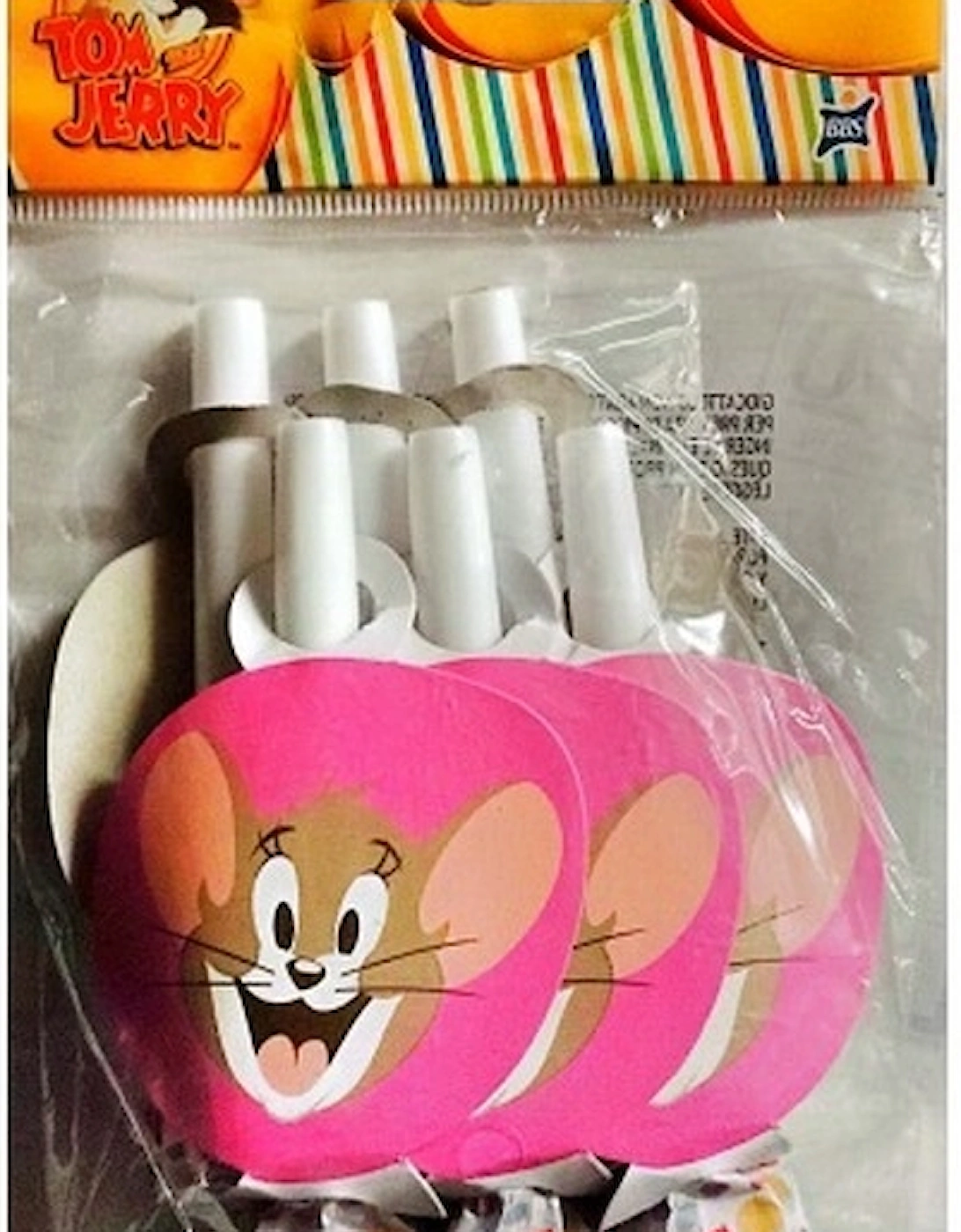 Tom And Jerry Polka Dot Noisemaker (Pack of 6), 2 of 1