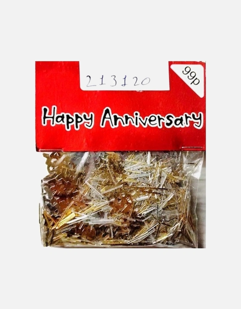 Happy Anniversary Metallic Confetti