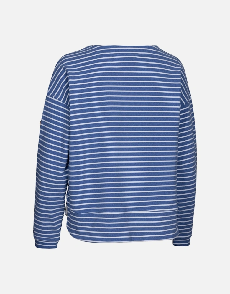 Womens/Ladies Soothing Striped Marl Top