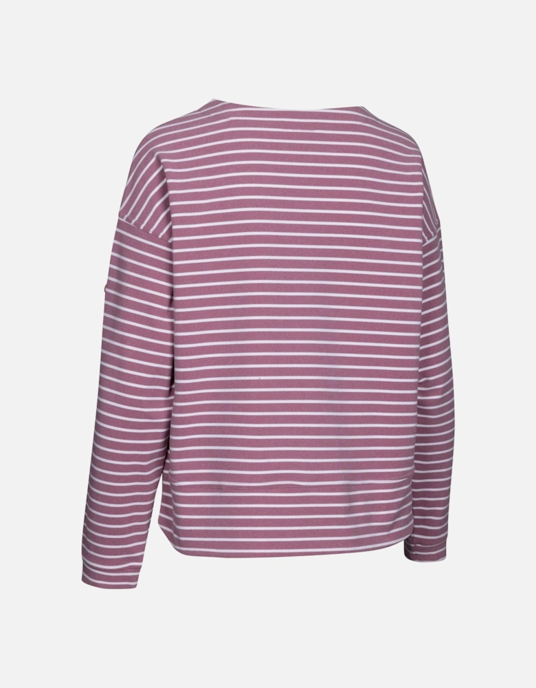 Womens/Ladies Soothing Striped Marl Top