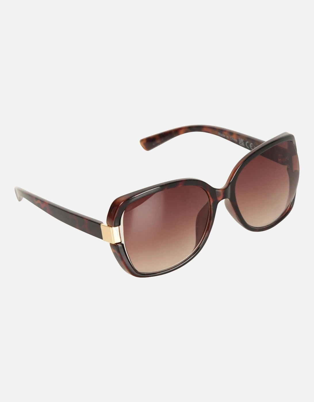 Womens/Ladies Sydney Tortoise Shell Sunglasses, 5 of 4