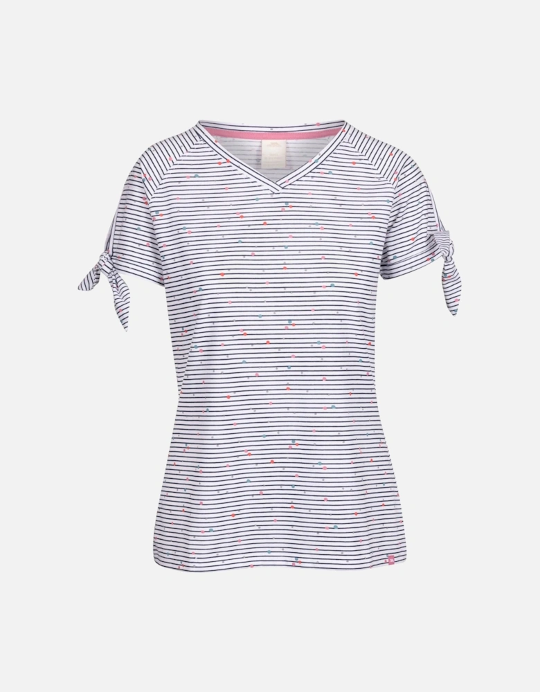 Womens/Ladies Fernie Striped V Neck Top