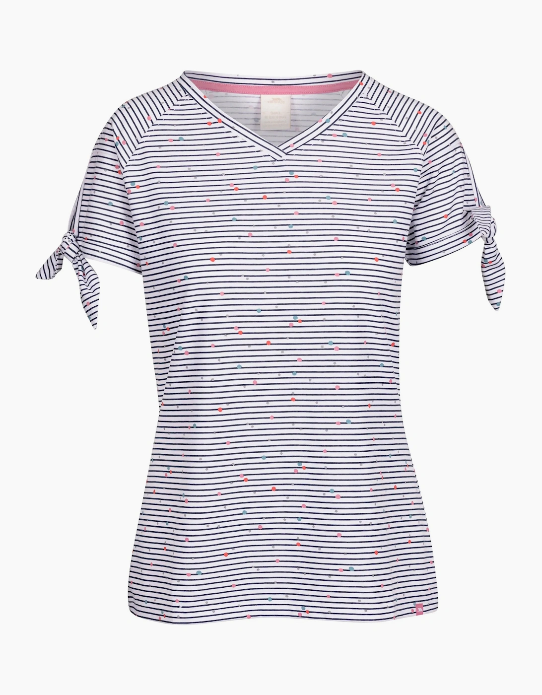 Trespass Women's Navy / Fernie Striped V Neck Top - Size: 10/8