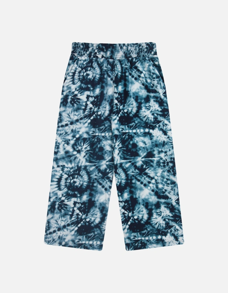 Womens/Ladies Tassia Recycled Tie Dye Cropped Trousers