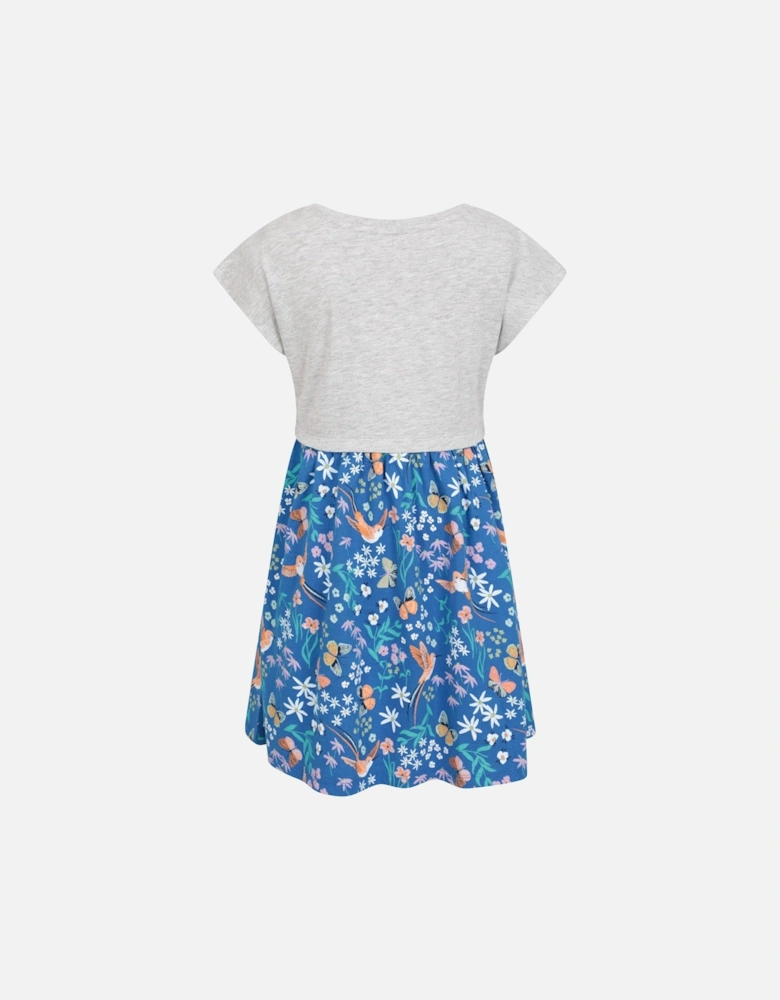 Girls Poppy Bird Organic Cotton Dress
