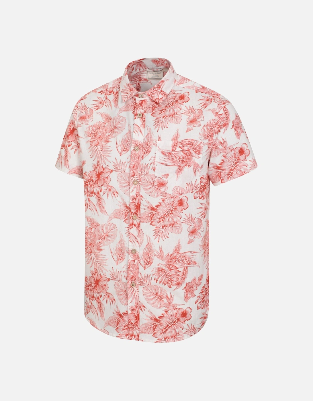 Mens Tropical Leaves Shirt