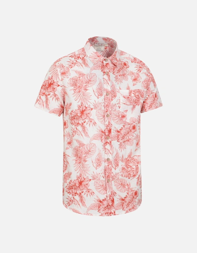 Mens Tropical Leaves Shirt