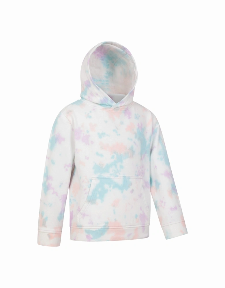 Childrens/Kids Tie Dye Organic Hoodie