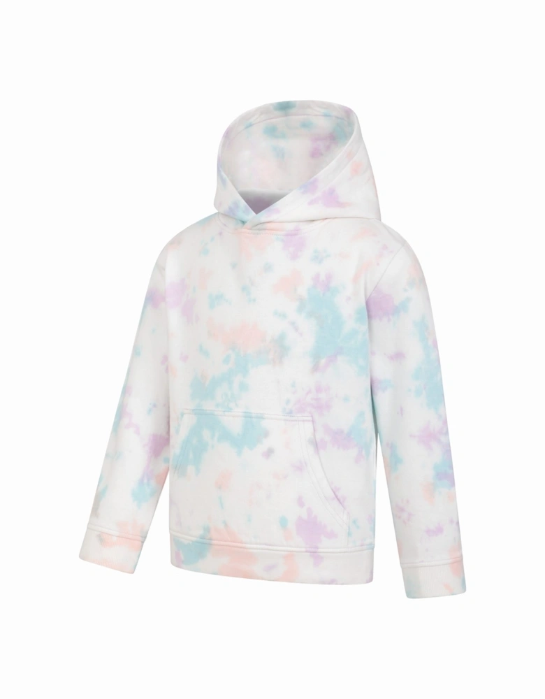 Childrens/Kids Tie Dye Organic Hoodie