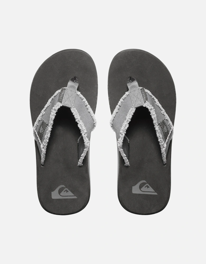 Mens Monkey Abyss Flip Flops - Grey