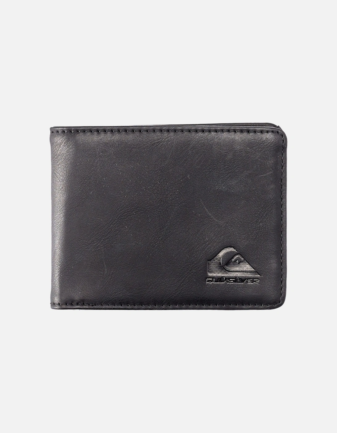 Mens Slim Rays Bi-Fold Faux Leather Wallet Purse - M