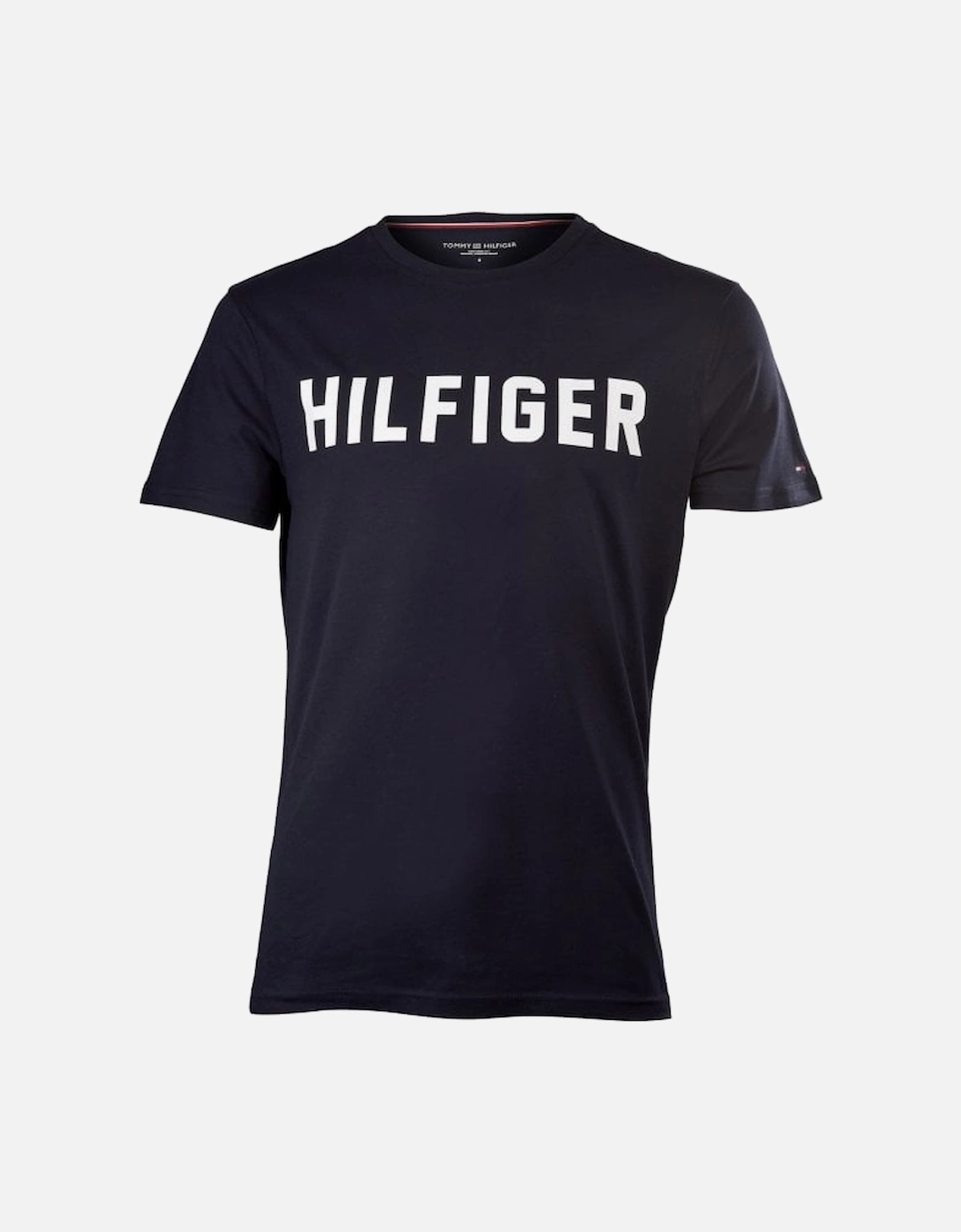Hilfiger Logo Organic Cotton T-Shirt, Navy, 4 of 3