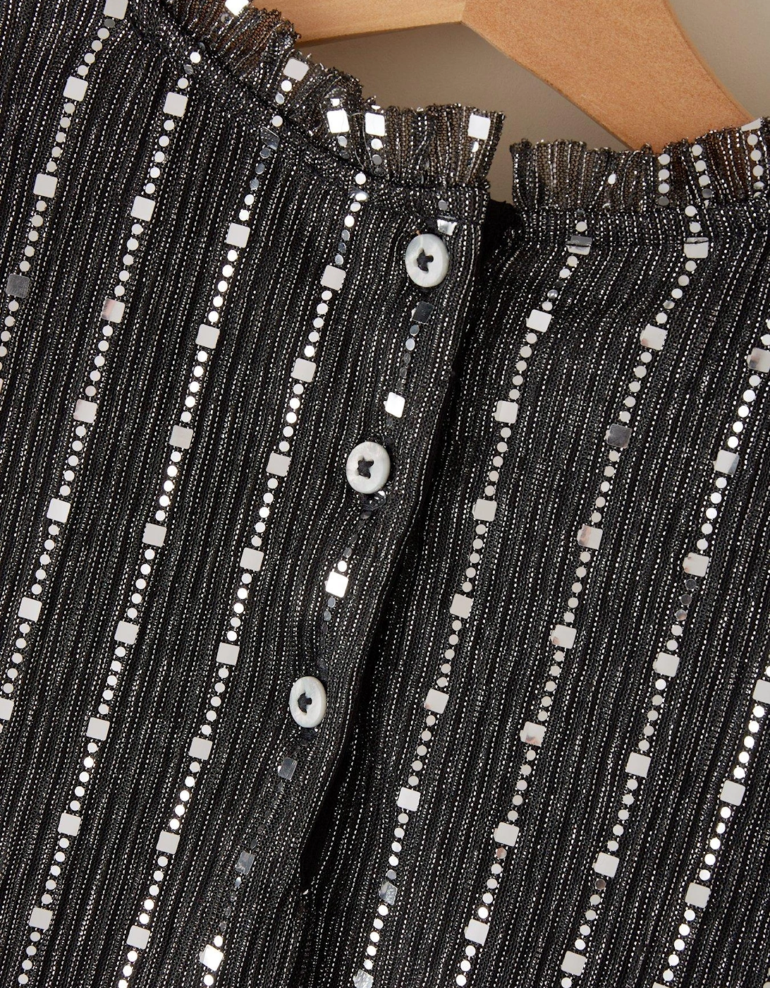 Children's Shimmer Dress - Black