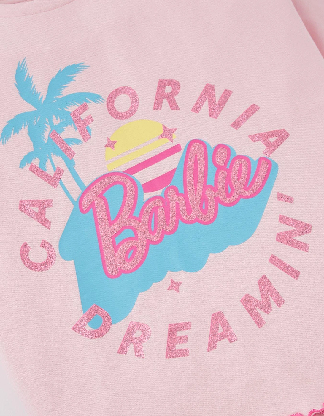 Older Girl California Dreaming Short Sleeve Pyjamas - Pink