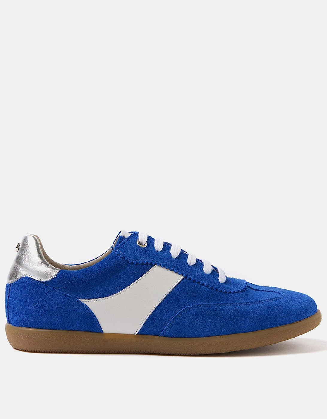 Ace Blue Suede Chunky Trainers, 2 of 1