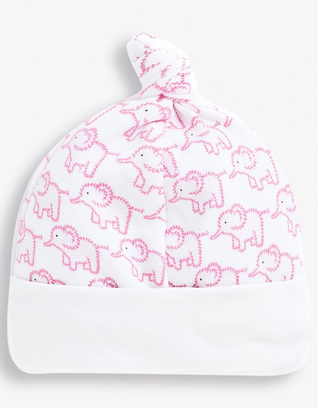 Girls Little Elephant Baby Hat - Pink, 3 of 2