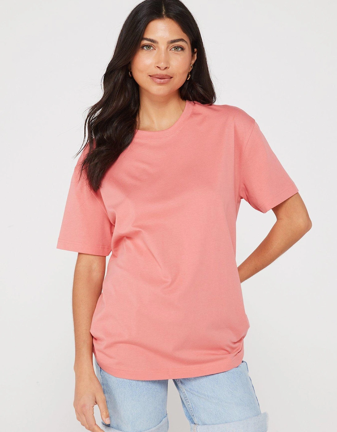 Essential Oversized T-Shirt - Pink, 2 of 1