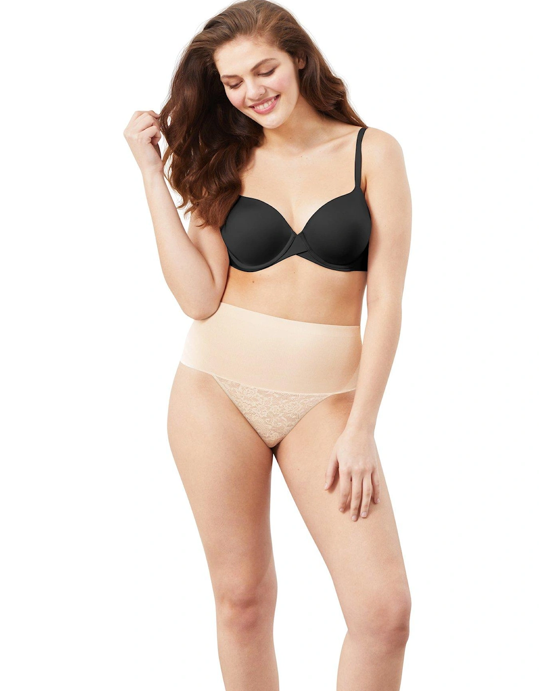 Tame Your Tummy Shaping Thong - Beige, 2 of 1