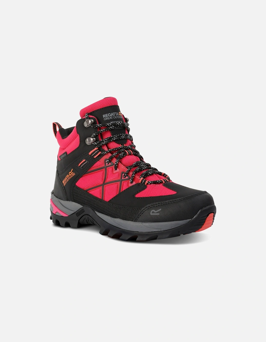 Women's Regatta Womens Samaris III Waterproof Walking Boots - Pink Potion Satsuma - Size: 6.5