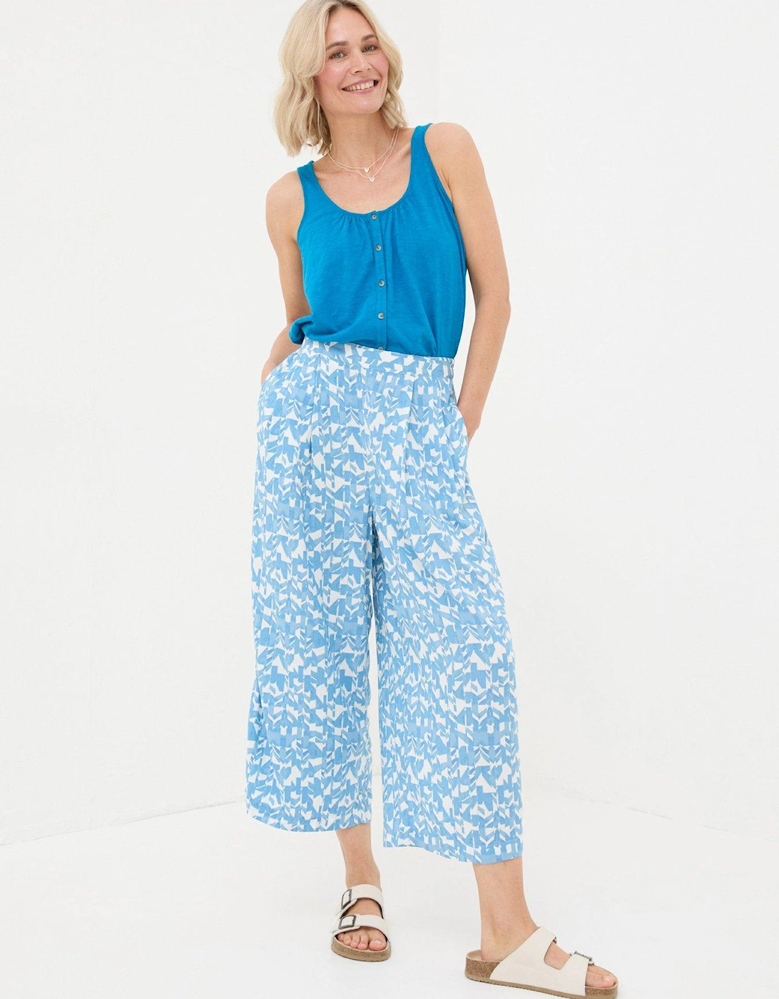 Shirwell Med Geo Crop - Blue, 5 of 4