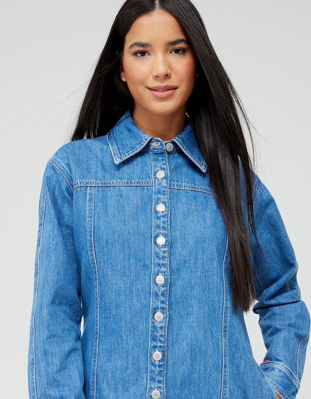 Shay Denim Dress - Old 517 Blue X
