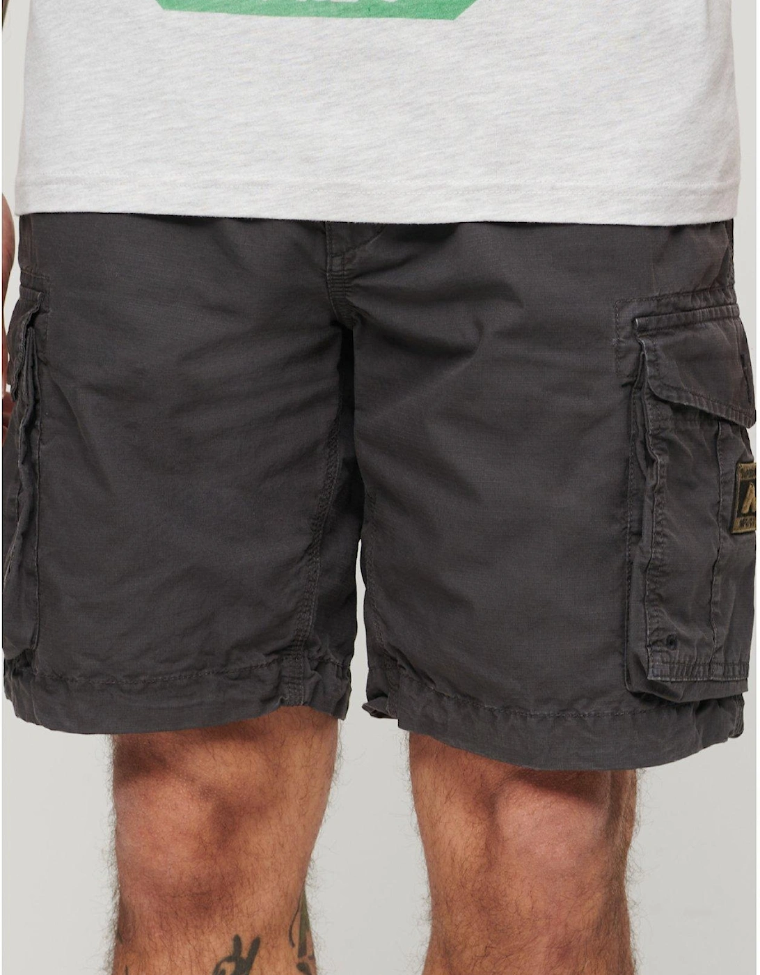 Parachute Light Cargo Shorts - Black, 2 of 1