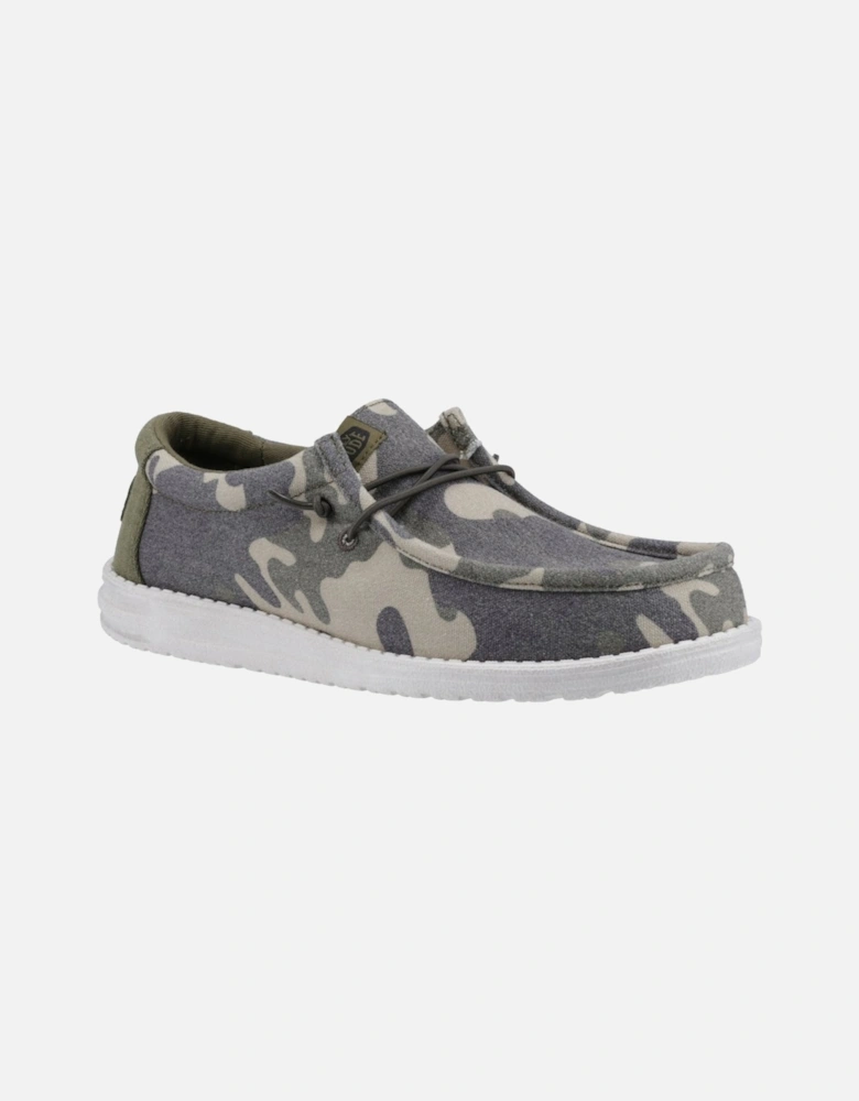 Wally Washed Camo Mens Shoes