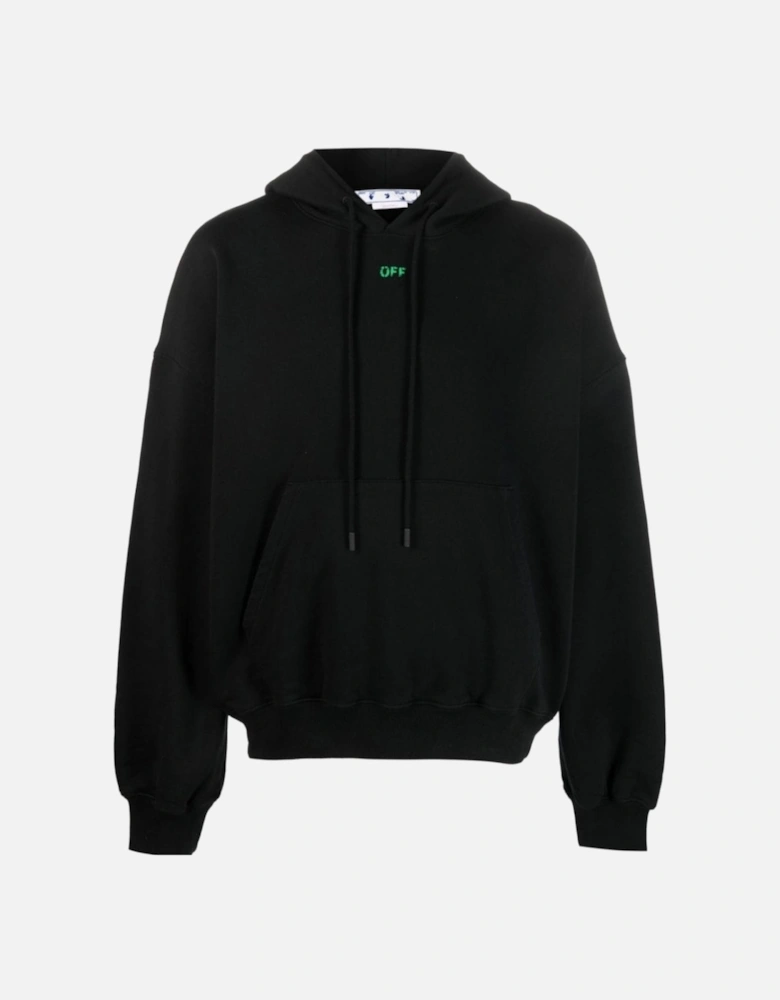 Off White Alien Mush Boxy Fit Black Hoodie