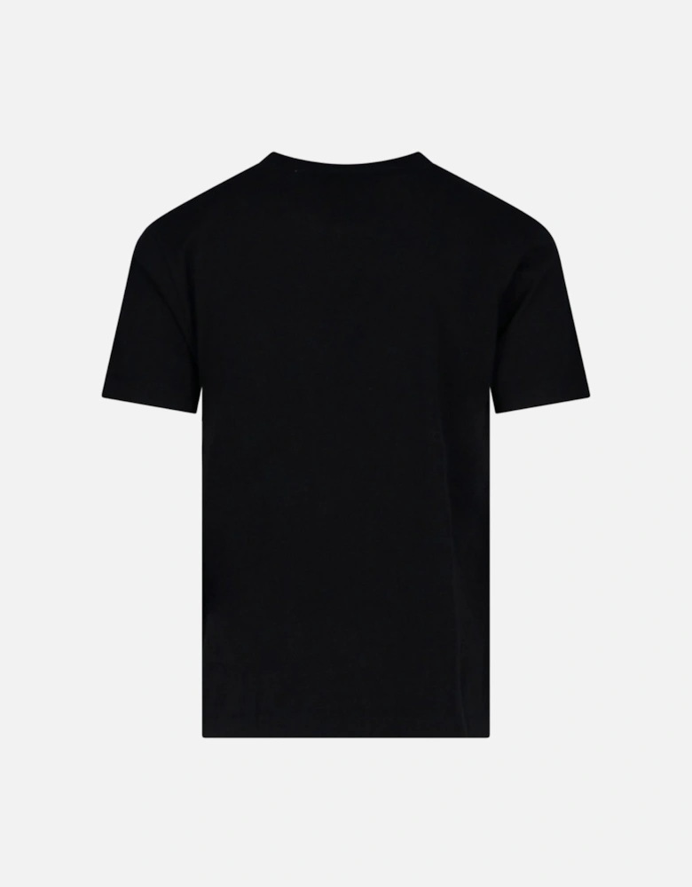 Script Logo Slim Fit Black T-Shirt
