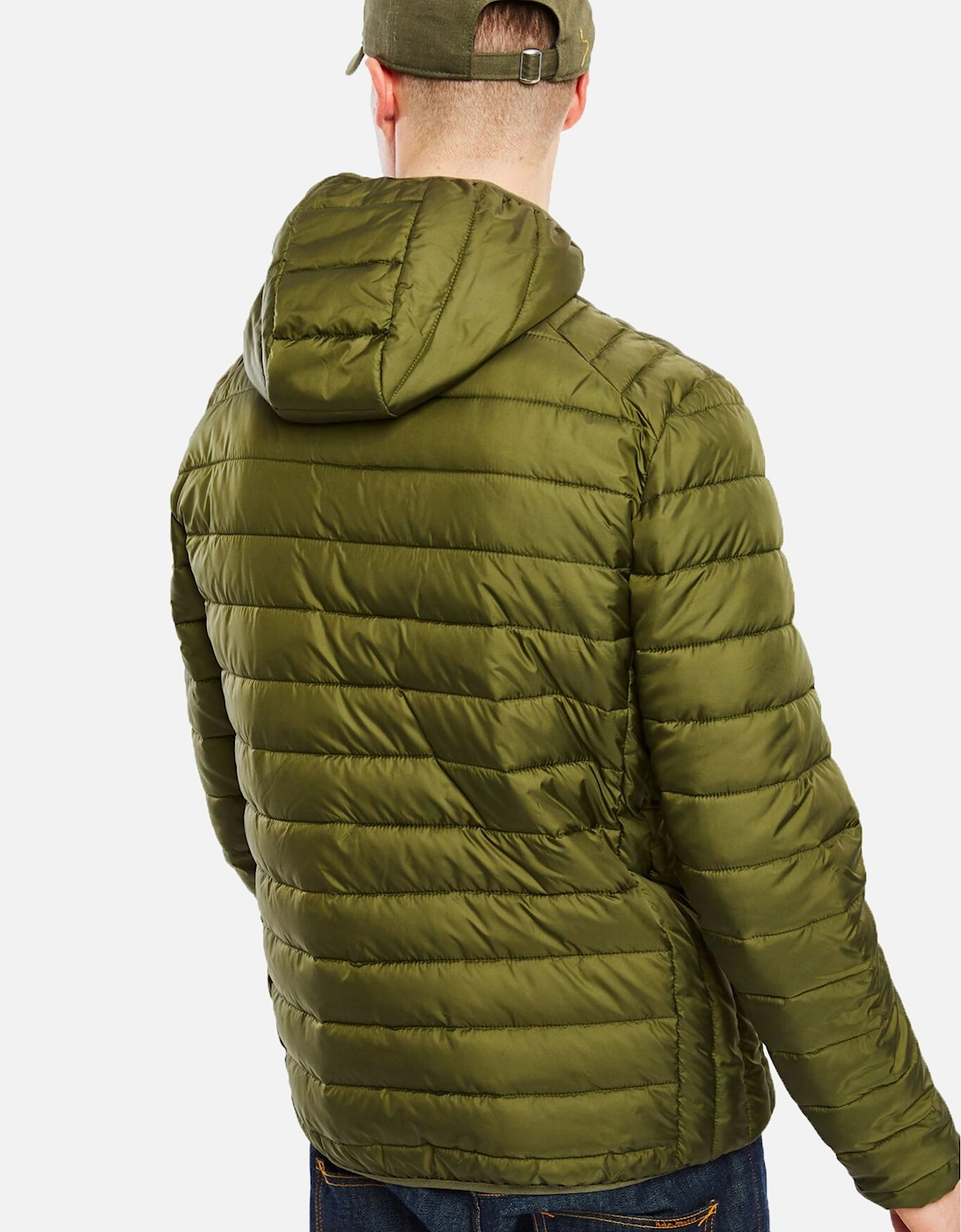 Lombardy Padded Hooded Jacket | Khaki