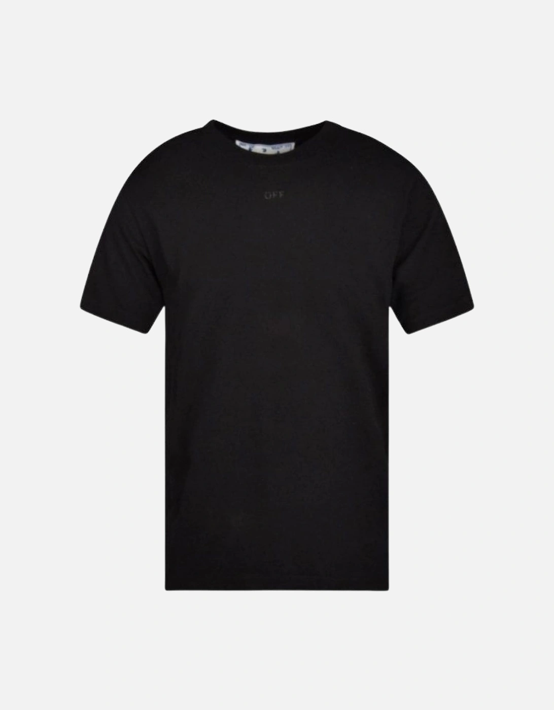 Rubber Arrow Logo Slim Fit Black T-Shirt, 3 of 2