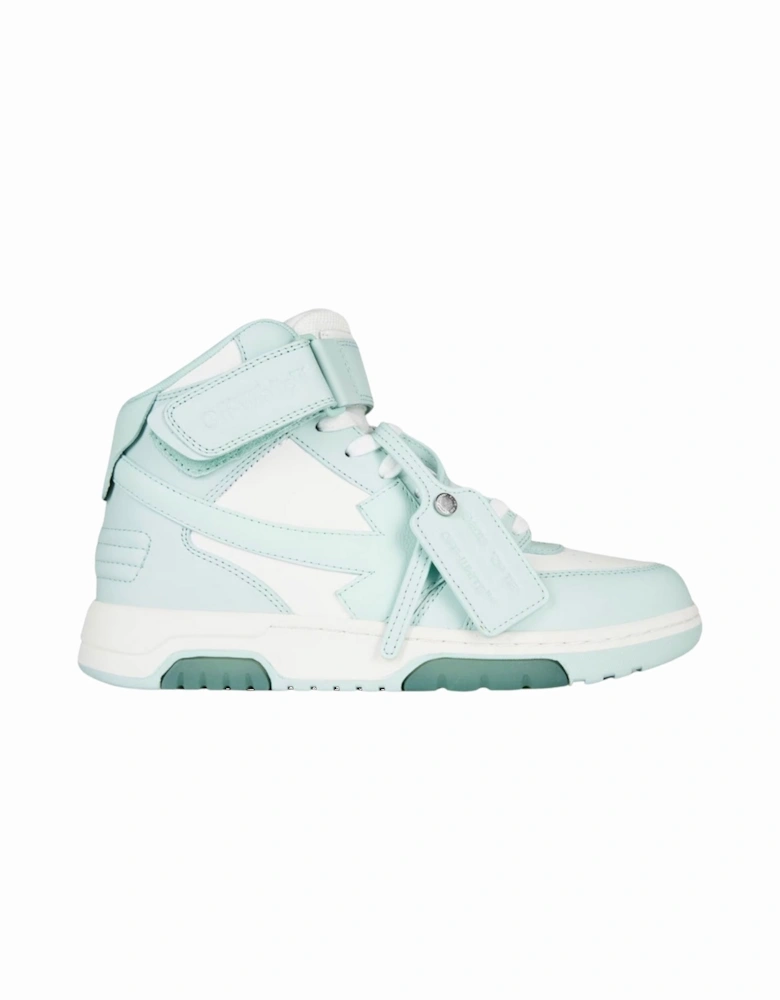 Out Of Office Mid Top Mint Leather Sneakers
