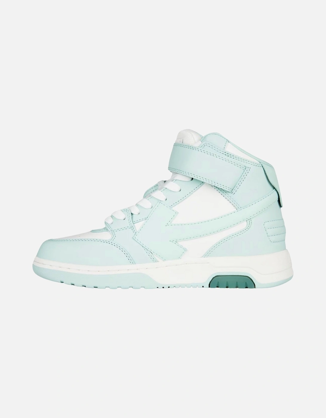 Out Of Office Mid Top Mint Leather Sneakers